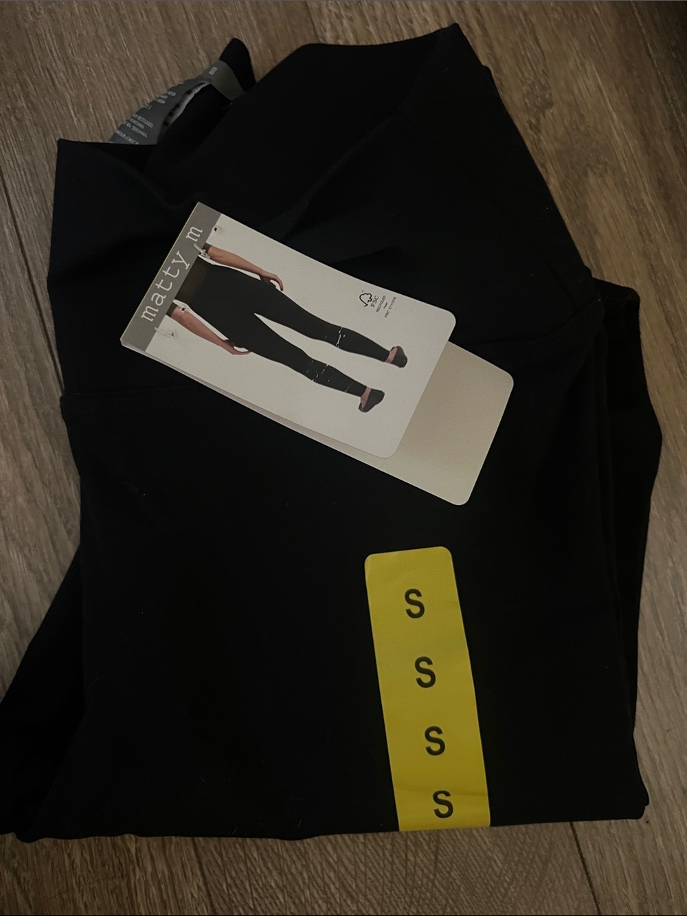 Matty M Black High-Rise Leggings